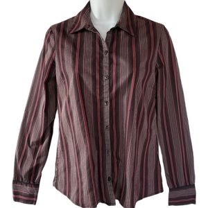 Old Navy Perfect Stretch Button Down Shirt Sz Sm